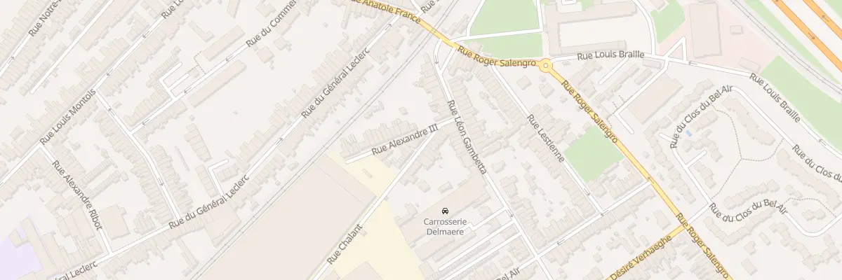 Plan du 245 Rue Chalant à Ronchin