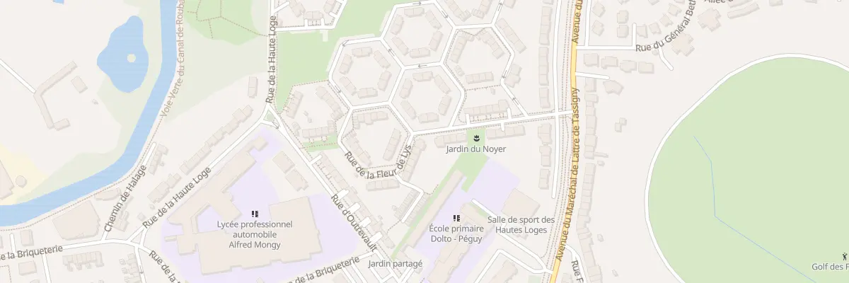 Plan du 20 Che de la Fleur de Lys à Marcq-en-Barœul