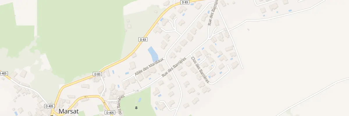 Plan du 1 Rue l’Enclos de la Rencontre à Marsat