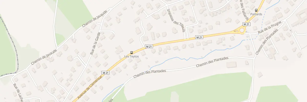Plan du 29 Av de Clémensat à Romagnat