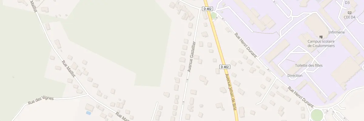 Plan du 133 Av Gastellier à Coulommiers