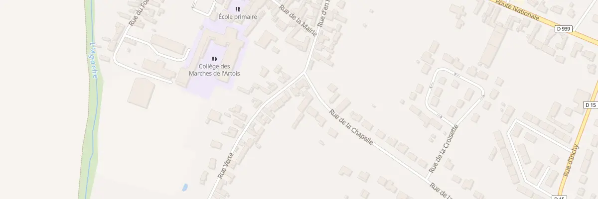 Plan du 3 Rue Verte à Marquion