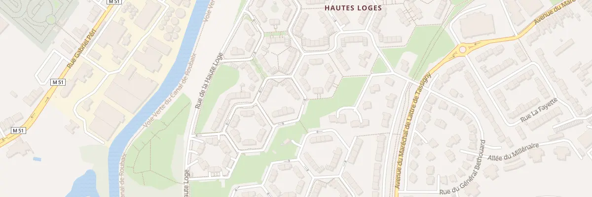 Plan du 17 Che de la Maisnie à Marcq-en-Barœul