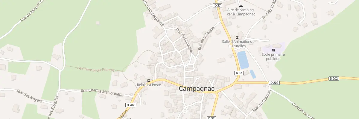 Plan du 5294 Campagnac à Campagnac