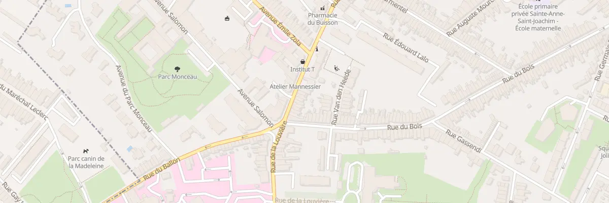 Plan du 14 Rue du Buisson à Lille