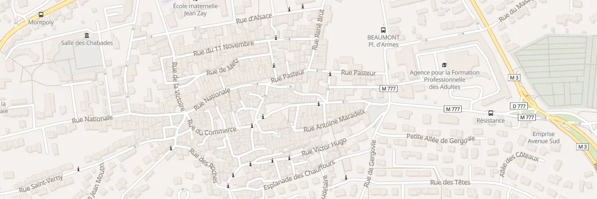 Plan du 3 Rue de la République à Beaumont