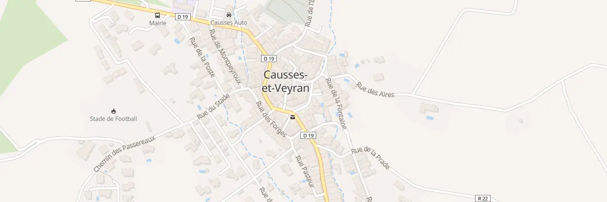 Plan du 2 Rue du Jeu de Paume à Causses-et-Veyran