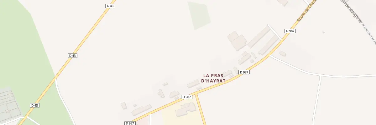 Plan du 45 Rte de Chantelle à Bellenaves