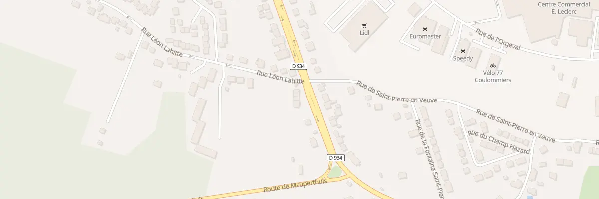 Plan du 76T Av de Strasbourg à Coulommiers