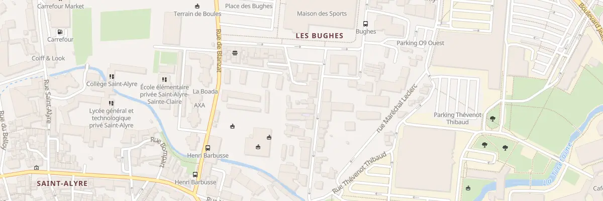 Plan du 31 Rue Maréchal Leclerc à Clermont-Ferrand