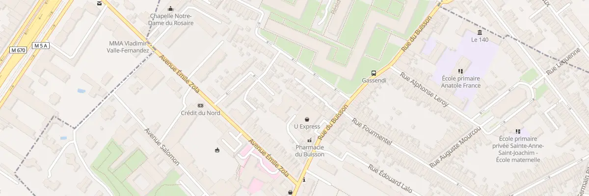 Plan du 41 Rue du Buisson à Lille