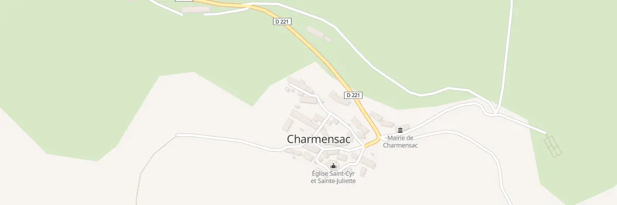 Plan du 5059 Le Bourg à Charmensac