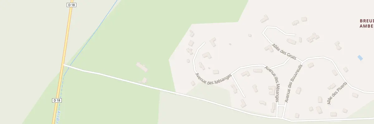 Plan du 21 Av des Mésanges à Saint-Fargeau