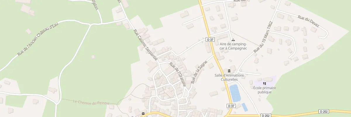 Plan du 5290 Campagnac à Campagnac
