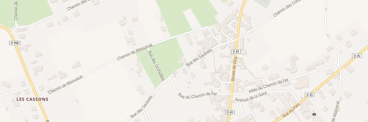 Plan du 52 Rue des Saulzets à Ébreuil