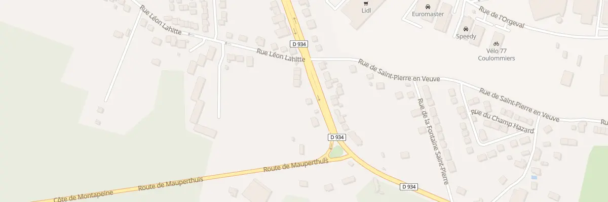 Plan du 80 Av de Strasbourg à Coulommiers