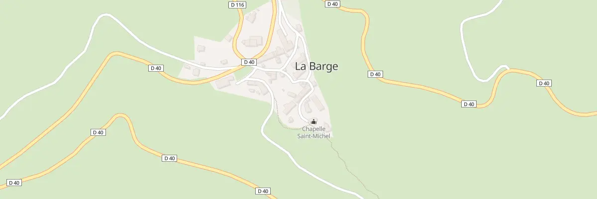 Plan du 35 La Barge à Alleuze