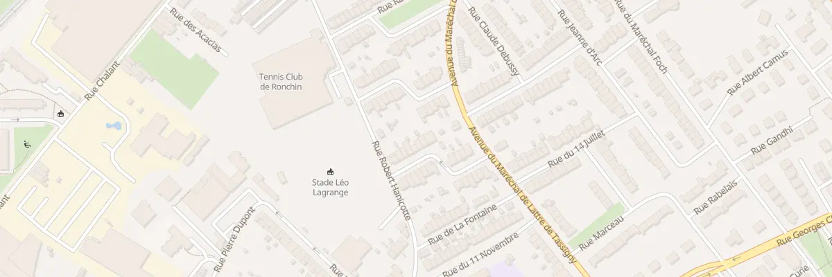 Plan du 14 Rue Molière à Ronchin