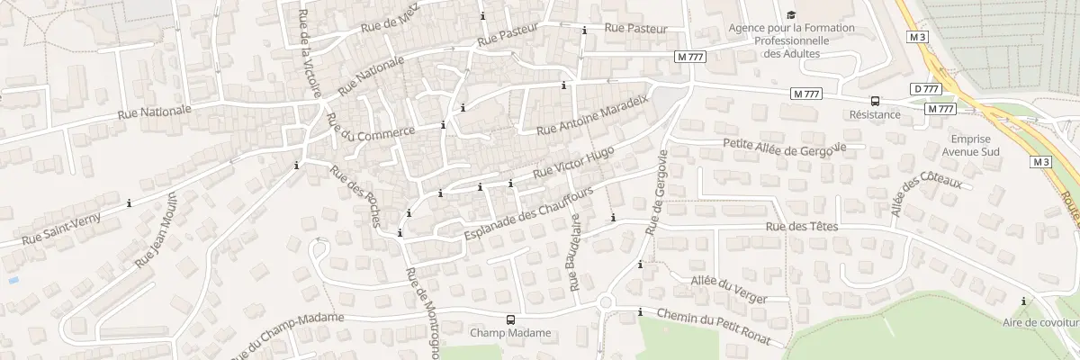 Plan du 34 Rue Victor Hugo à Beaumont