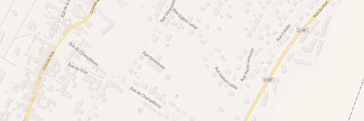 Plan du 6T Rue Genestrats à Villeblevin