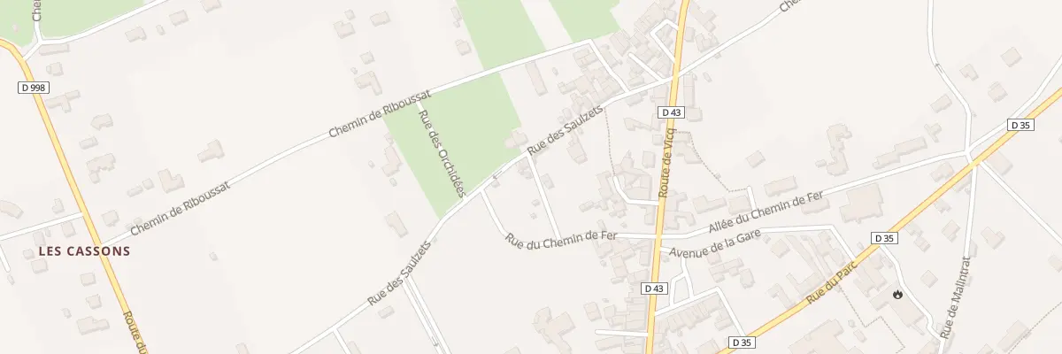 Plan du 25 Rue des Saulzets à Ébreuil
