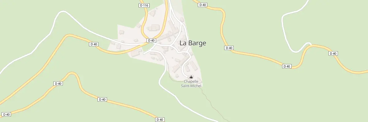 Plan du 6022 La Barge à Alleuze