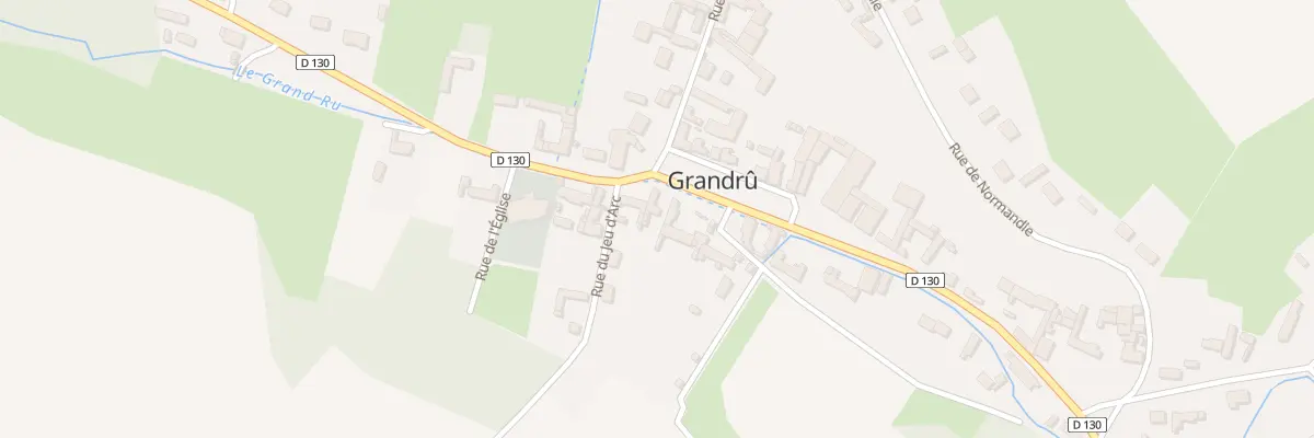 Plan du 38 Rue du Marais le Bas à Grandrû
