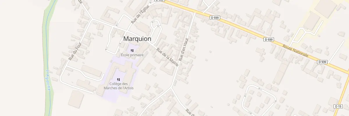 Plan du 20 Rue d’En Haut à Marquion