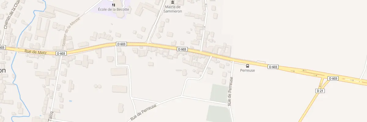 Plan du 23 Rue de Metz à Sammeron