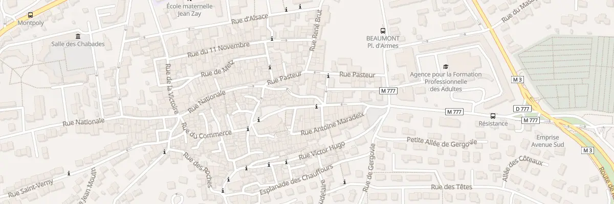 Plan du 9 Rue de la République à Beaumont