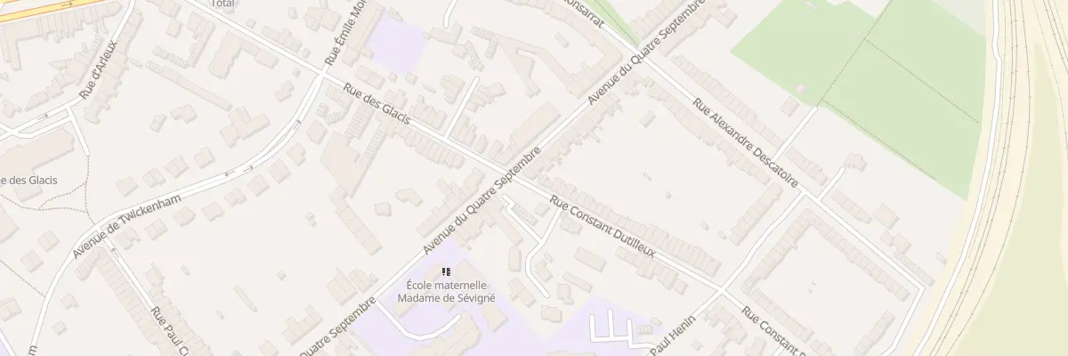 Plan du 7 Rue Constant Dutilleux à Douai