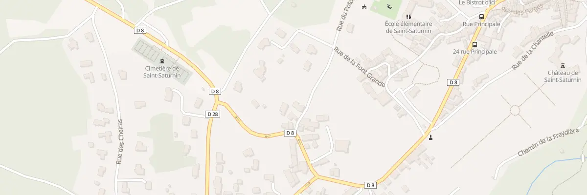 Plan du 4 Rue du Potoux à Saint-Saturnin