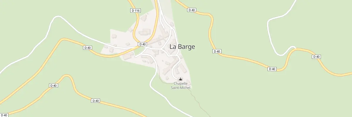 Plan du 33 La Barge à Alleuze