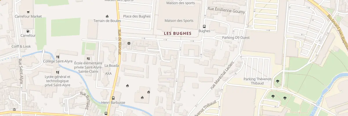 Plan du 37 Rue Maréchal Leclerc à Clermont-Ferrand