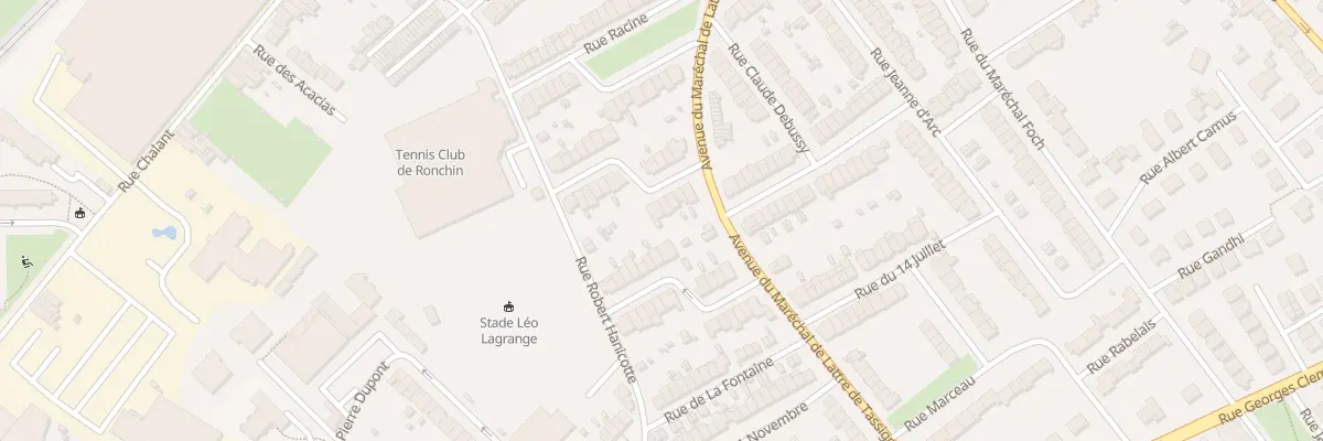 Plan du 9 Rue Corneille à Ronchin