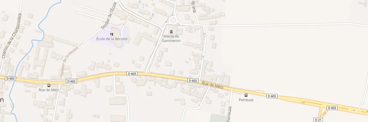 Plan du 5 Rue de la Marne à Sammeron