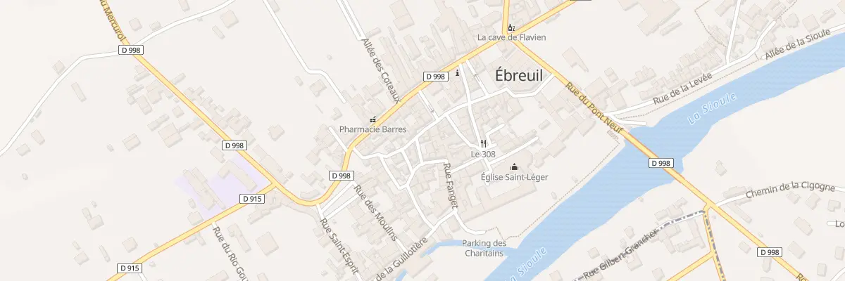 Plan du 3 Rue des Boucheries à Ébreuil