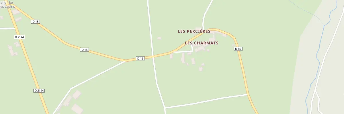 Plan du 31 Les Charmats à Jozerand