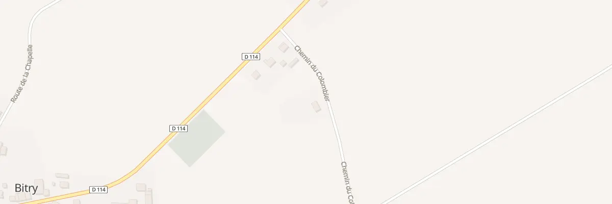 Plan du 5 Che du Colombier à Bitry