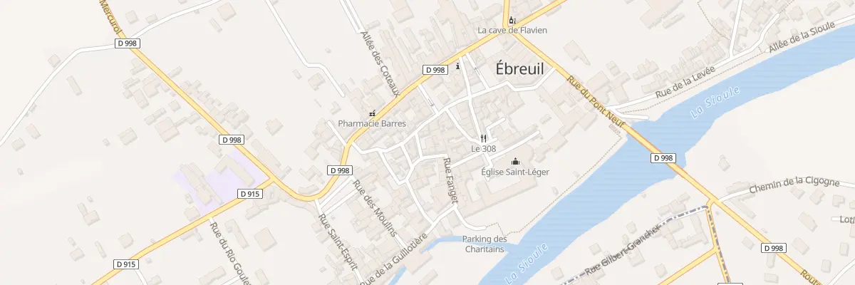 Plan du 5 Rue des Boucheries à Ébreuil
