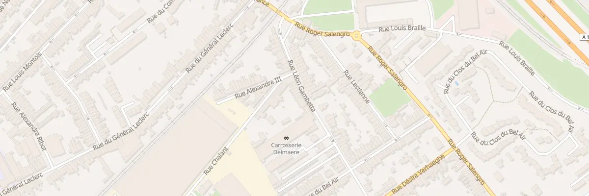 Plan du 22 Rue Léon Gambetta à Ronchin
