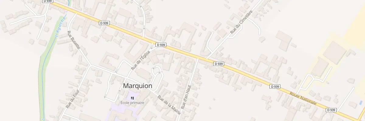 Plan du 54 Rte Nationale à Marquion