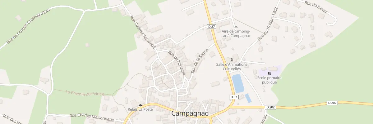 Plan du 5167 Campagnac à Campagnac