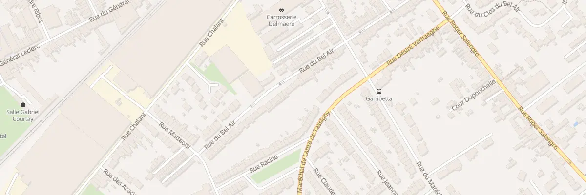 Plan du 75 Rue du Bel Air à Ronchin