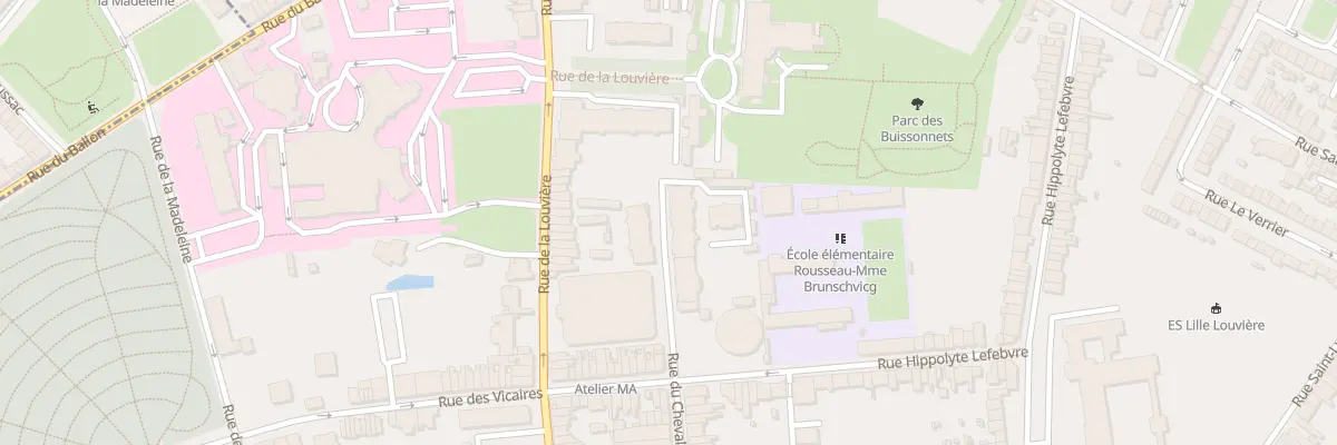 Plan du 110 Rue du Chevalier Français à Lille