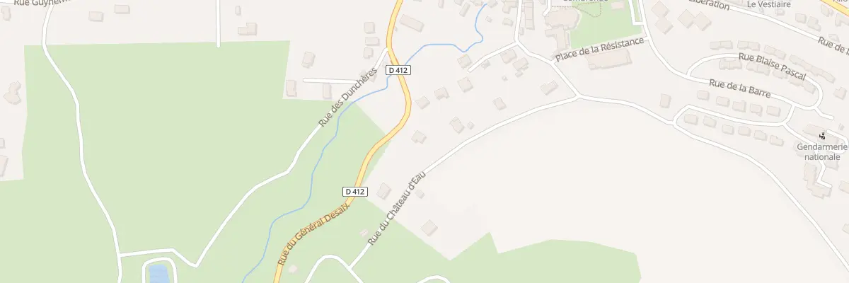 Plan du 39 Rue du Gen Desaix à Combronde