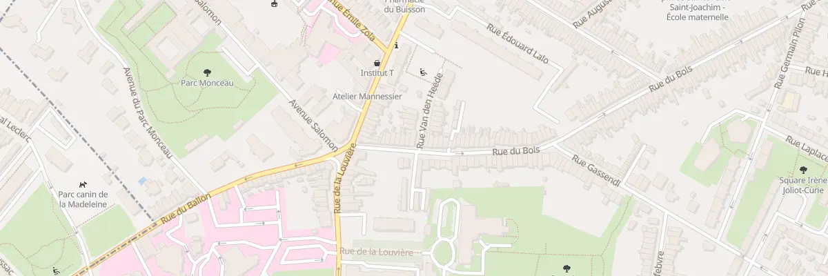 Plan du 19 Rue du Bois à Lille