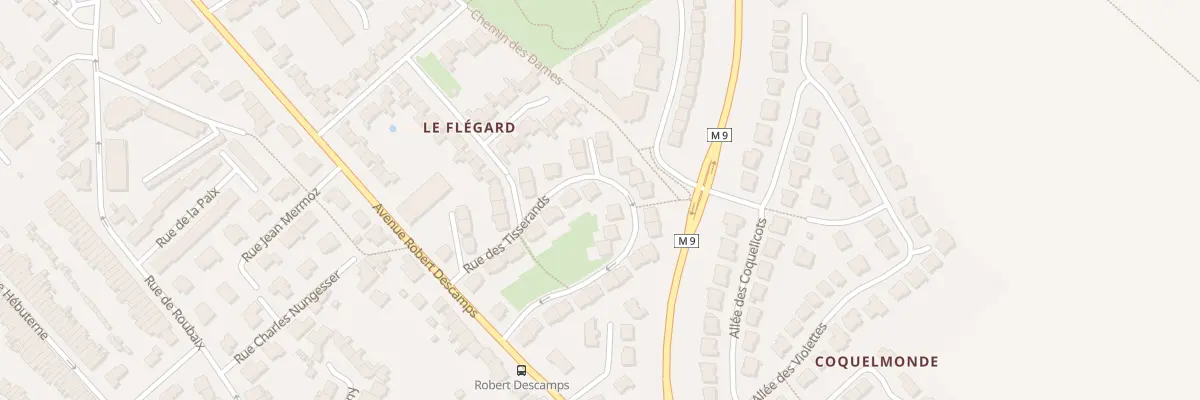 Plan du 14 Rue des Tisserands à Linselles