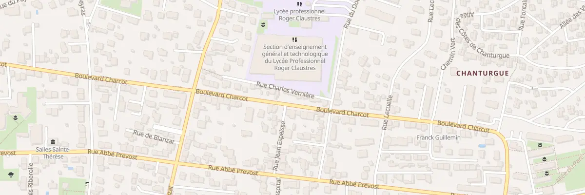 Plan du 64 Bd Charcot à Clermont-Ferrand