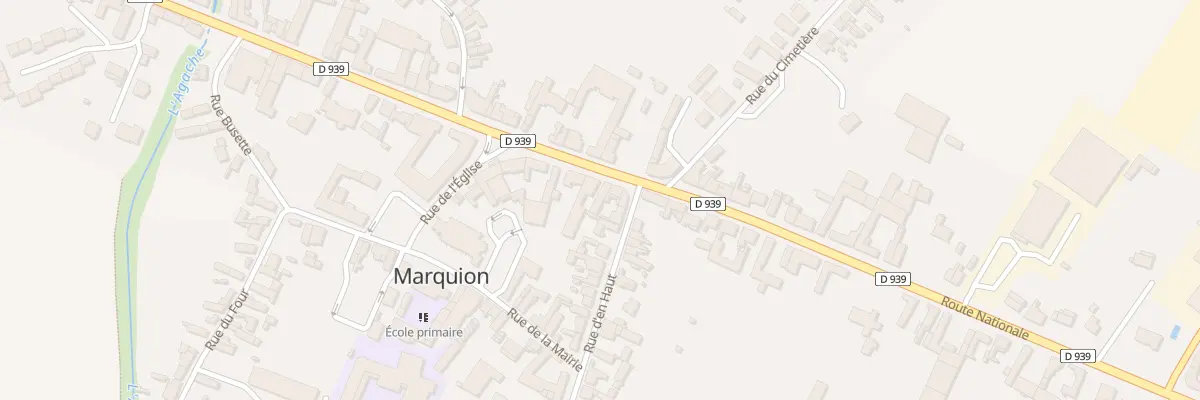 Plan du 56 Rte Nationale à Marquion